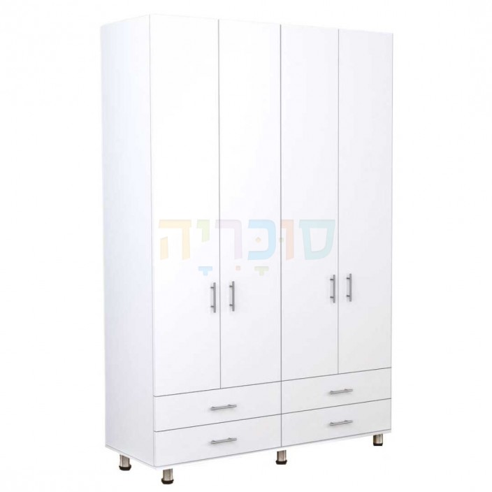 ארון במה דגם איתן 4 דלתות 4 מגירות ברוחב 160 ס"מ