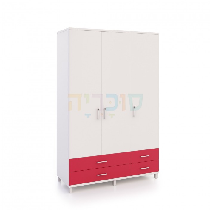 ארון ילדים עדן 120 רוחב 4 מגירות